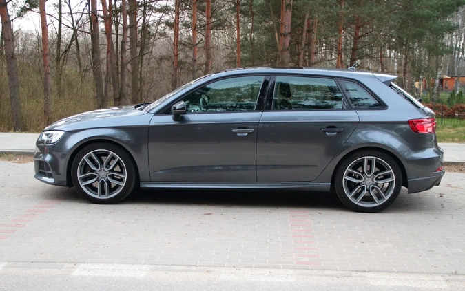 Audi S3 cena 132000 przebieg: 67000, rok produkcji 2017 z Warszawa małe 436